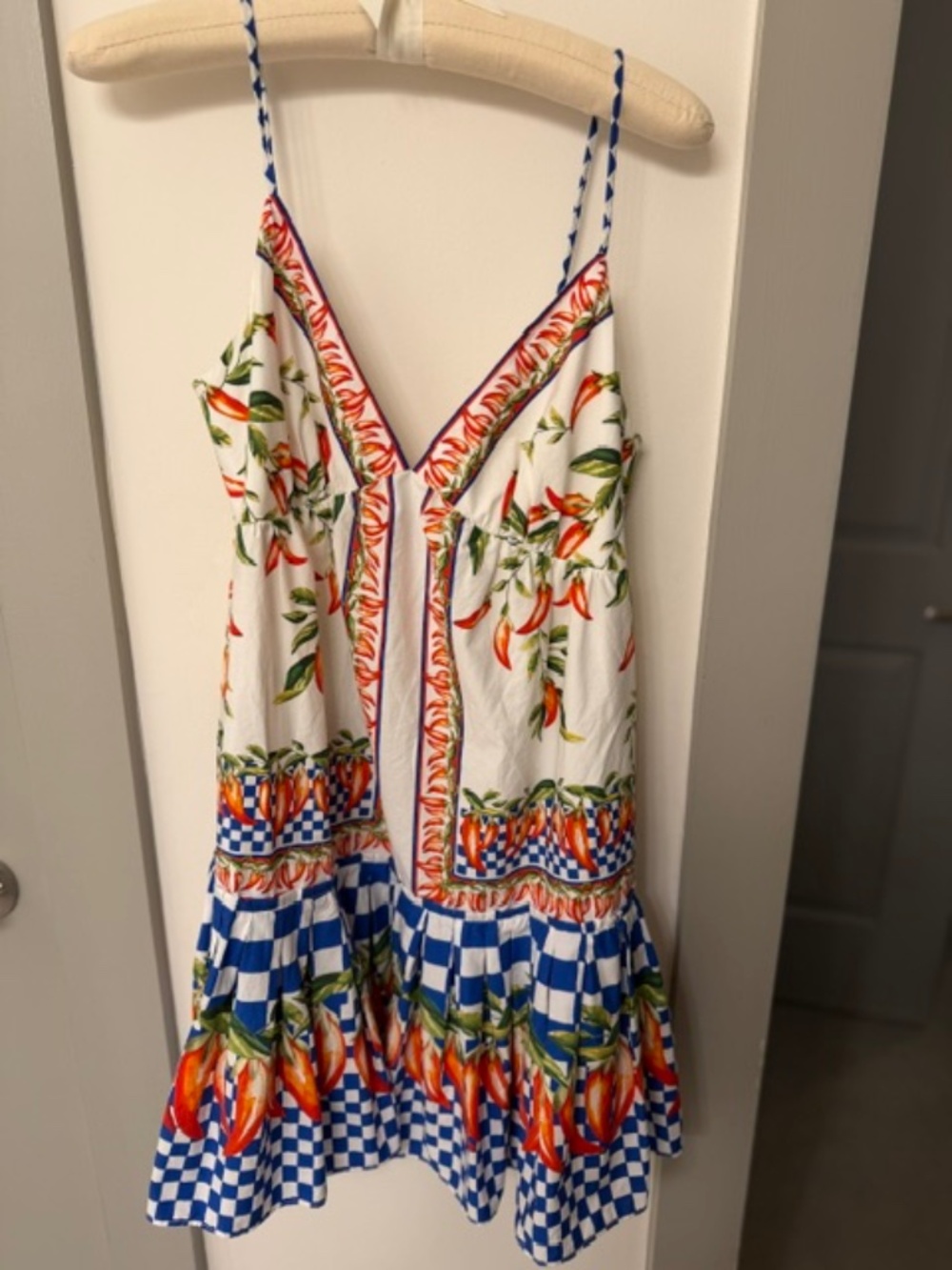 Farm Rio picnic peppers dress